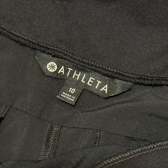 Athleta Soho Jogger 10 Black Pockets Active Travel Casual Athleisure EUC Pants - Picture 4 of 9